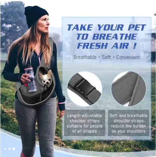 Small Pet Shoulder Carrier – Oxford Fabric